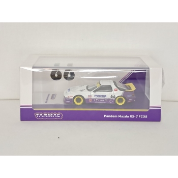 Tarmac 1:64 Pandem Mazda RX7 FC3S  white purple